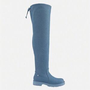 Unilady Denim Blue Ridge Over The Knee Boots